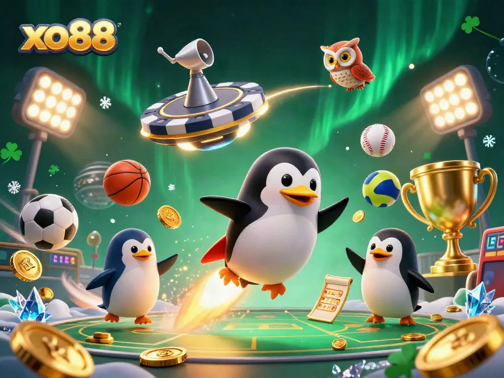 Win big at xo88 with a spectacular casino illustration showcasing dynamic gameplay and excitement.
