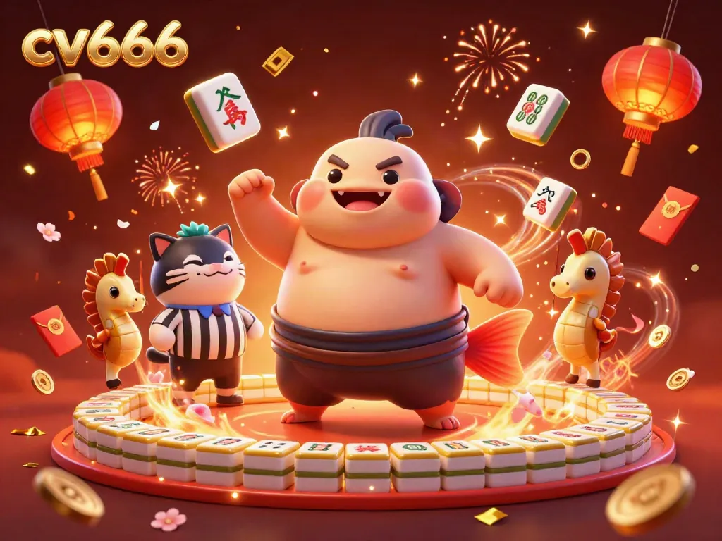 Experience exciting gaming action with cv666 featuring animated characters in a festive casino environment.