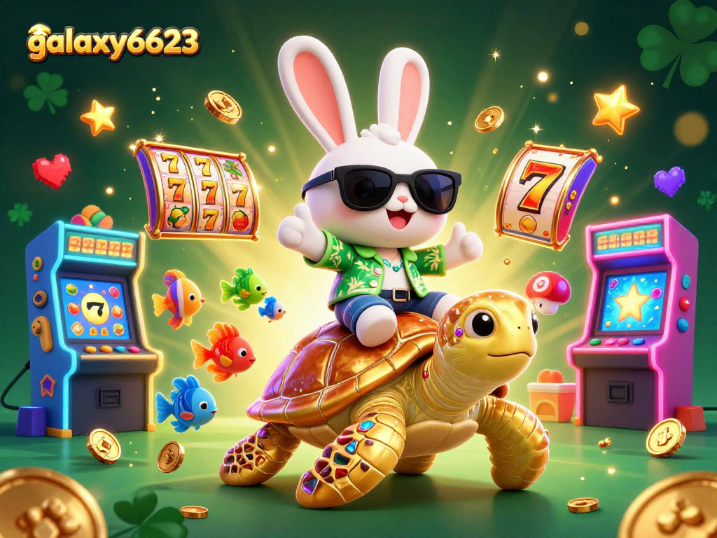Experience thrilling jackpots at galaxy6623 with colorful slot reels and lively characters in action!