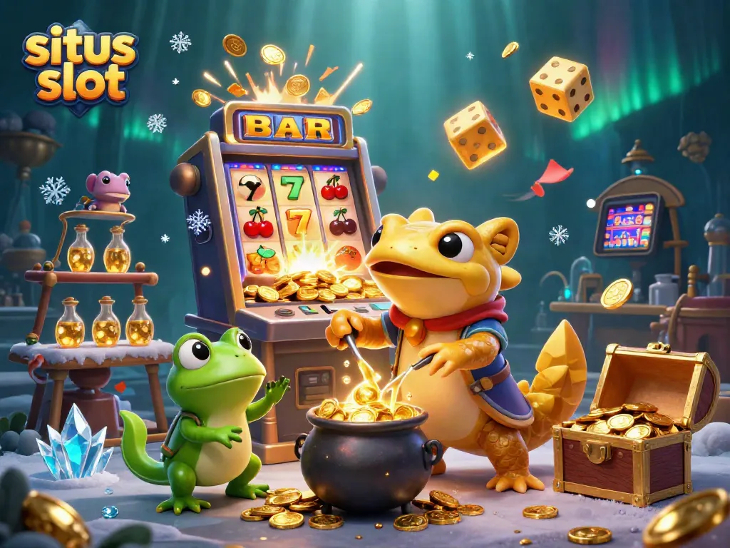 Experience the excitement of situs slot with enchanting casino elements and dazzling jackpot explosions.