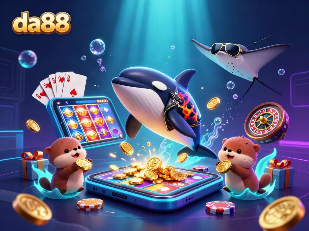 Experience thrilling da88 gaming adventures with striking casino characters and vibrant slot visuals.