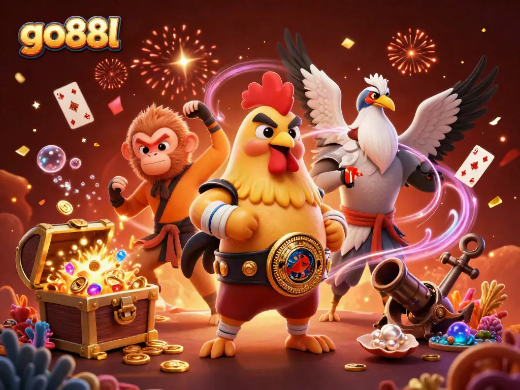 Engage in thrilling gaming at go88l with vibrant characters and dynamic casino elements