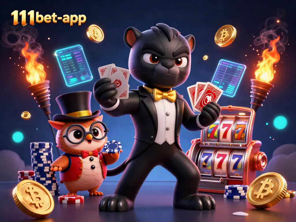 Experience thrilling gambling action with 11bet-app featuring stylish characters and exciting slot elements.